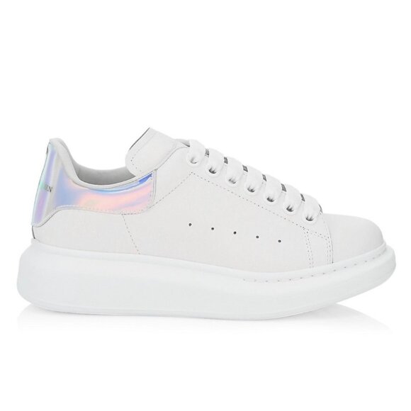 Alexander McQueen's Iridescent Suede Sneakers